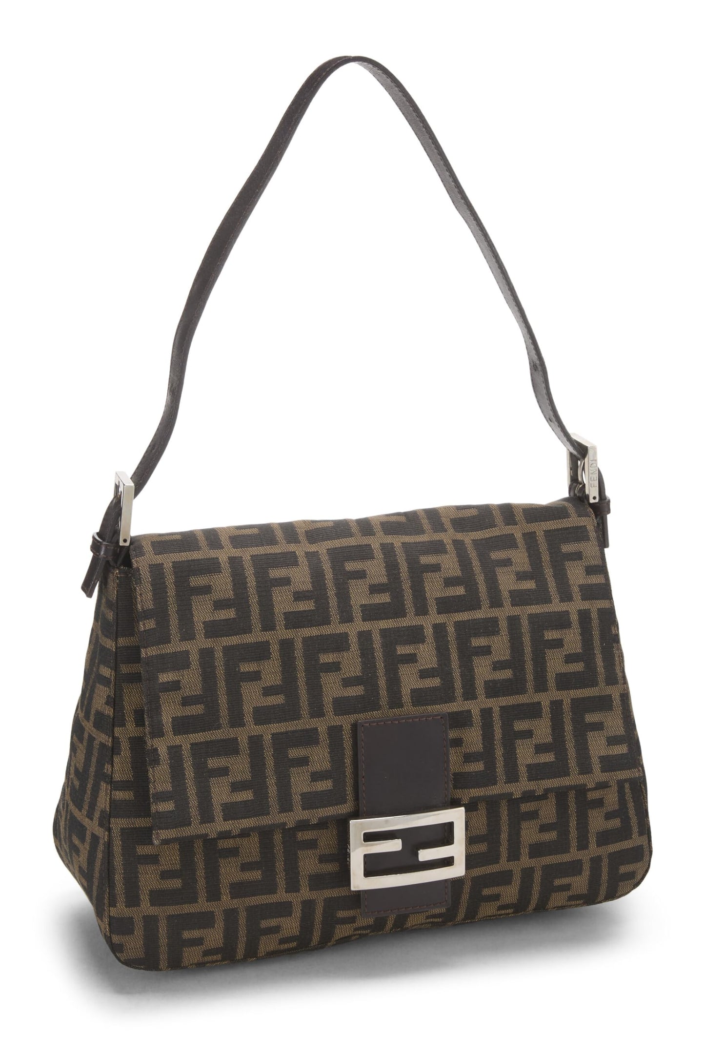 Fendi, Pre-Loved Brown Zucca Canvas Mama, Brown