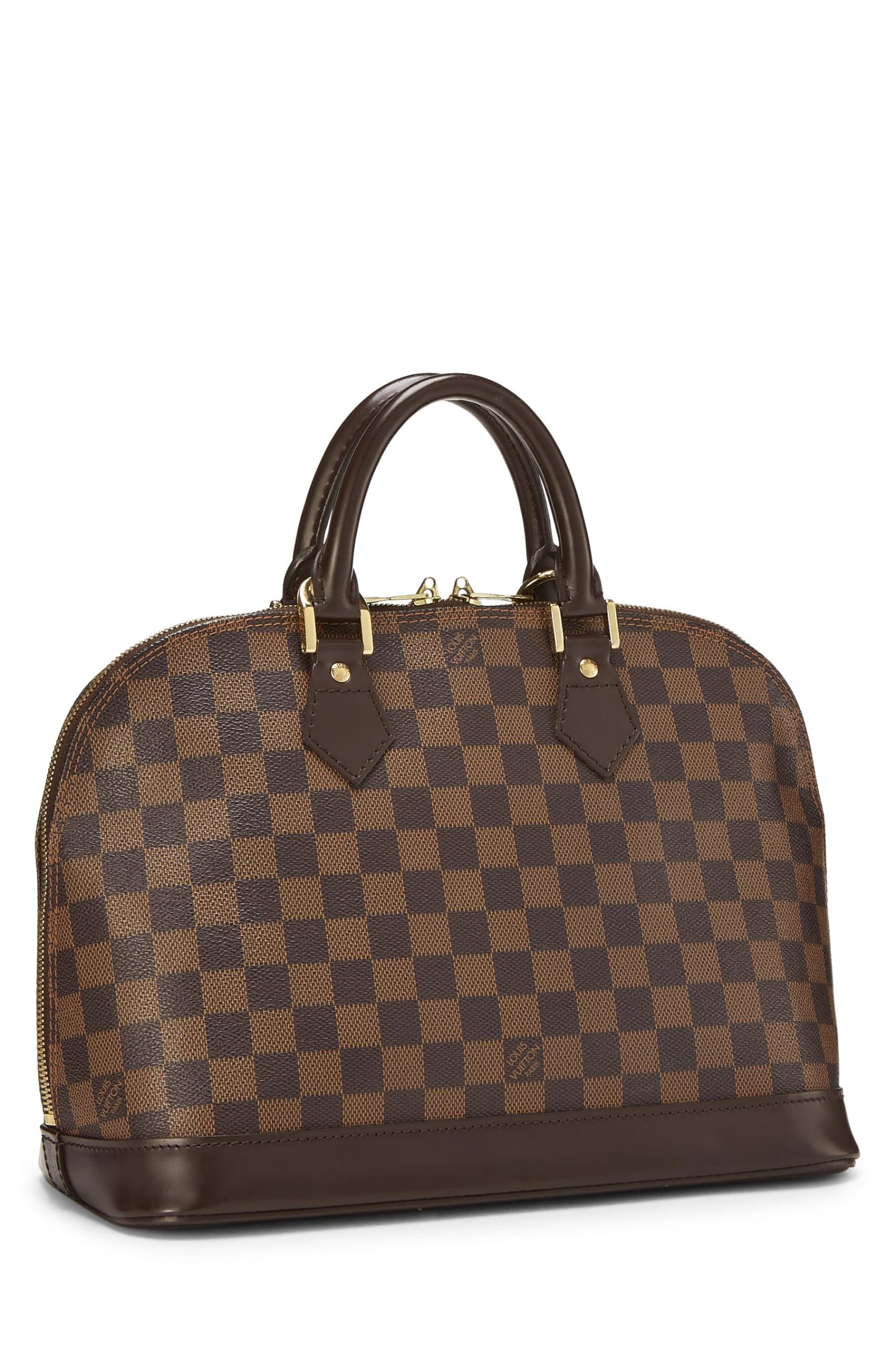 Louis Vuitton, Pre-Loved Damier Ebene Alma PM, Brown