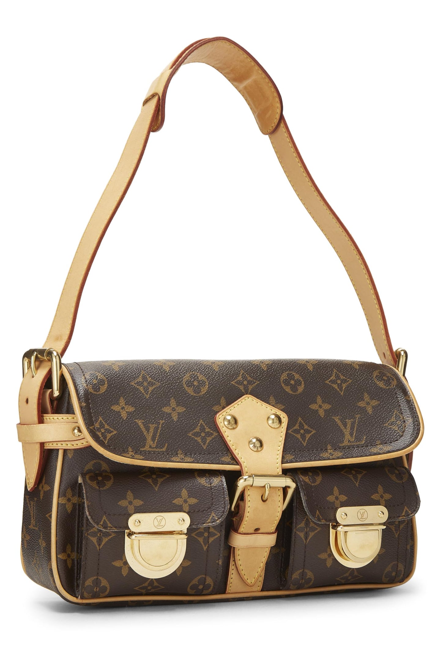 Louis Vuitton, Pre-Loved Monogram Canvas Hudson PM, Brown