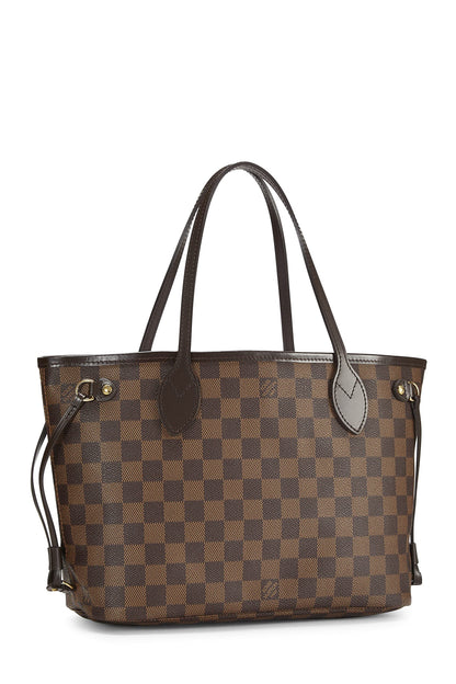 Louis Vuitton, Pre-Loved Damier Ebene Neverfull PM, Brown