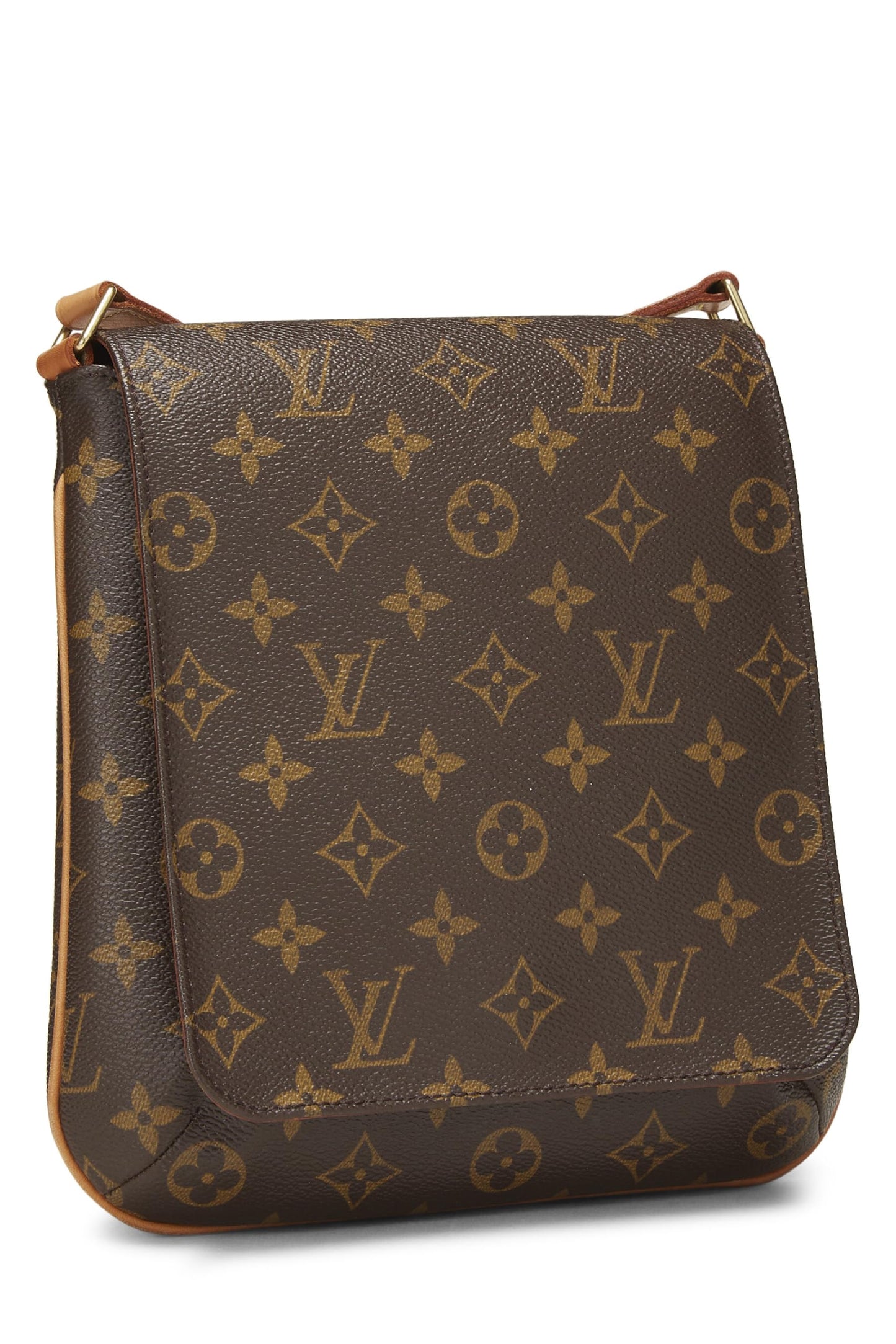 Louis Vuitton, Musette Salsa de lona con monograma Pre-Loved, marrón