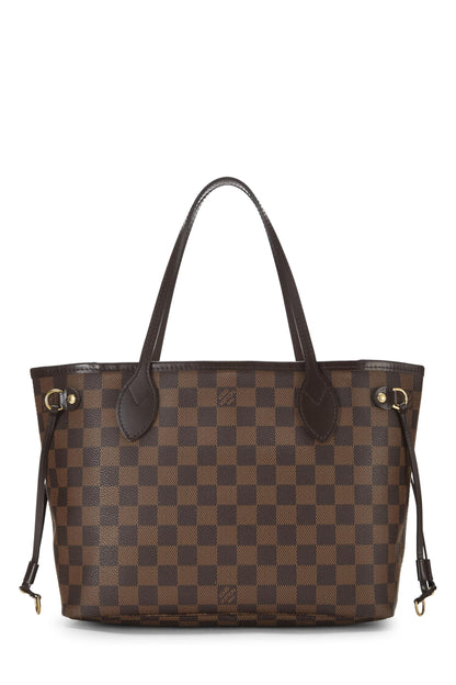 Louis Vuitton, Pre-Loved Damier Ebene Neverfull PM, Brown