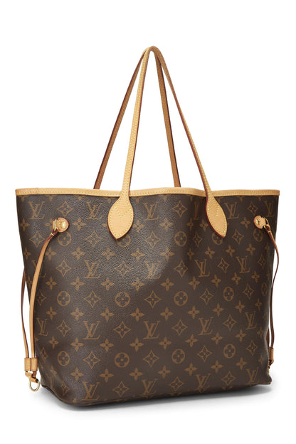 Louis Vuitton, Neo Neverfull MM en toile monogram rouge d'occasion, rouge