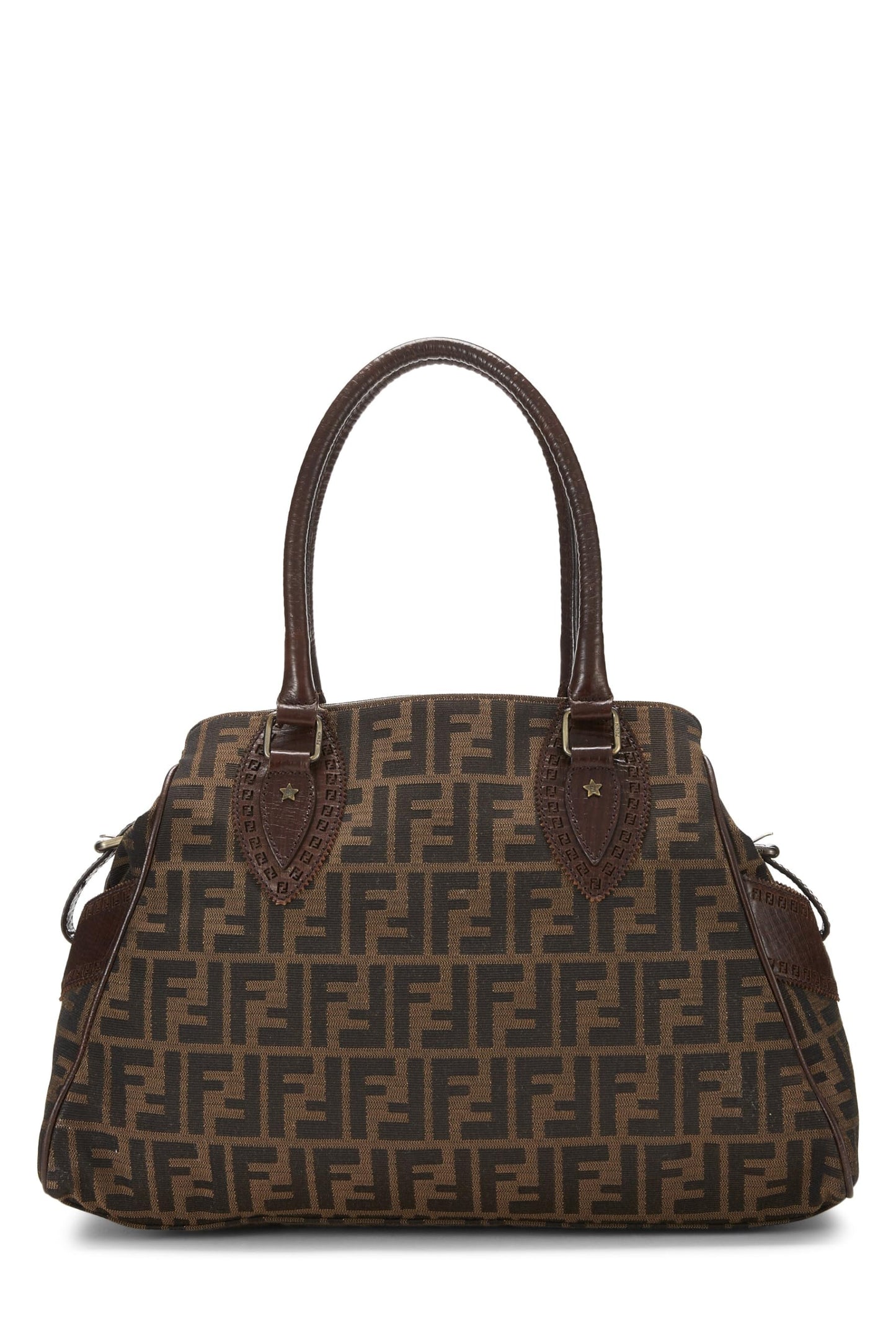 Fendi, Pre-Loved Brown Zucca Velour Bag Du Jour Small, Brown