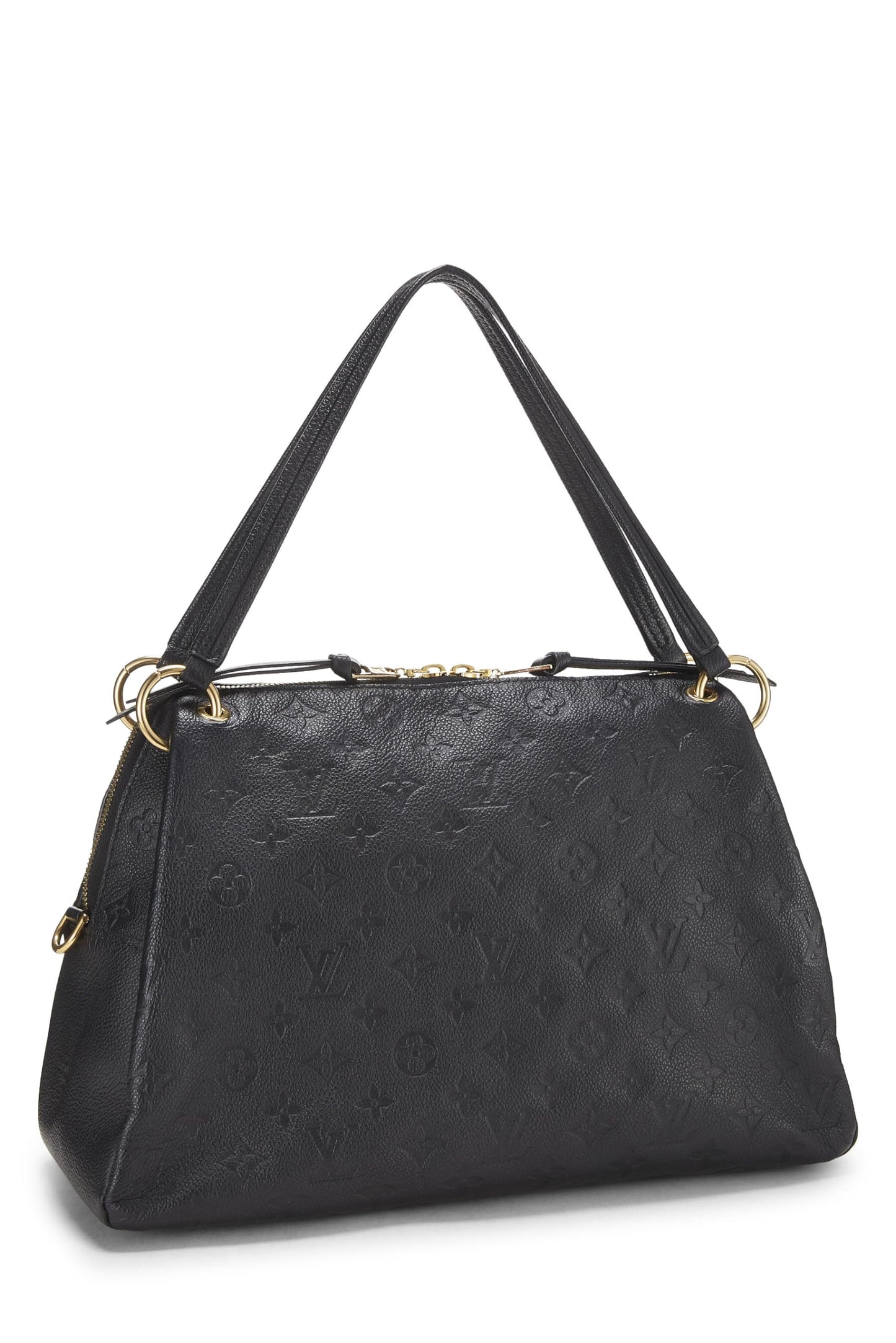 Louis Vuitton, Pre-Loved Black Monogram Empreinte Ponthieu PM, Black