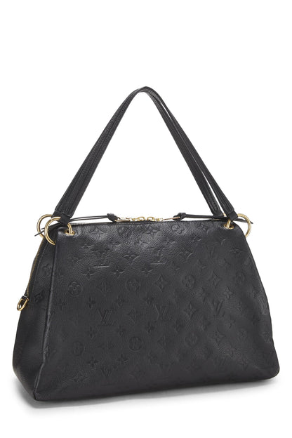 Louis Vuitton, Monograma negro Pre-Loved Empreinte Ponthieu PM, Negro