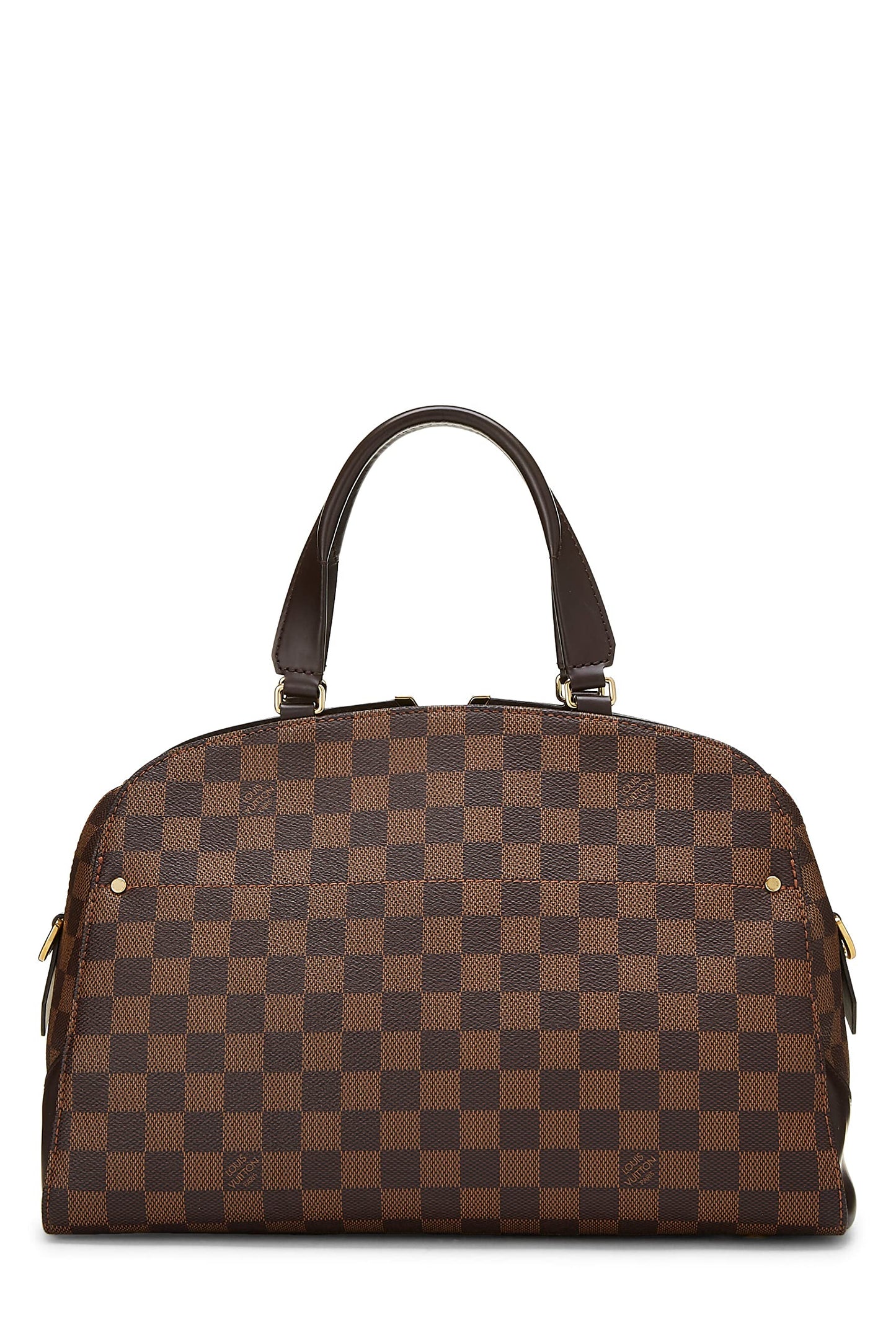 Louis Vuitton, sac bowling Kensington Damier Ebene d'occasion, marron