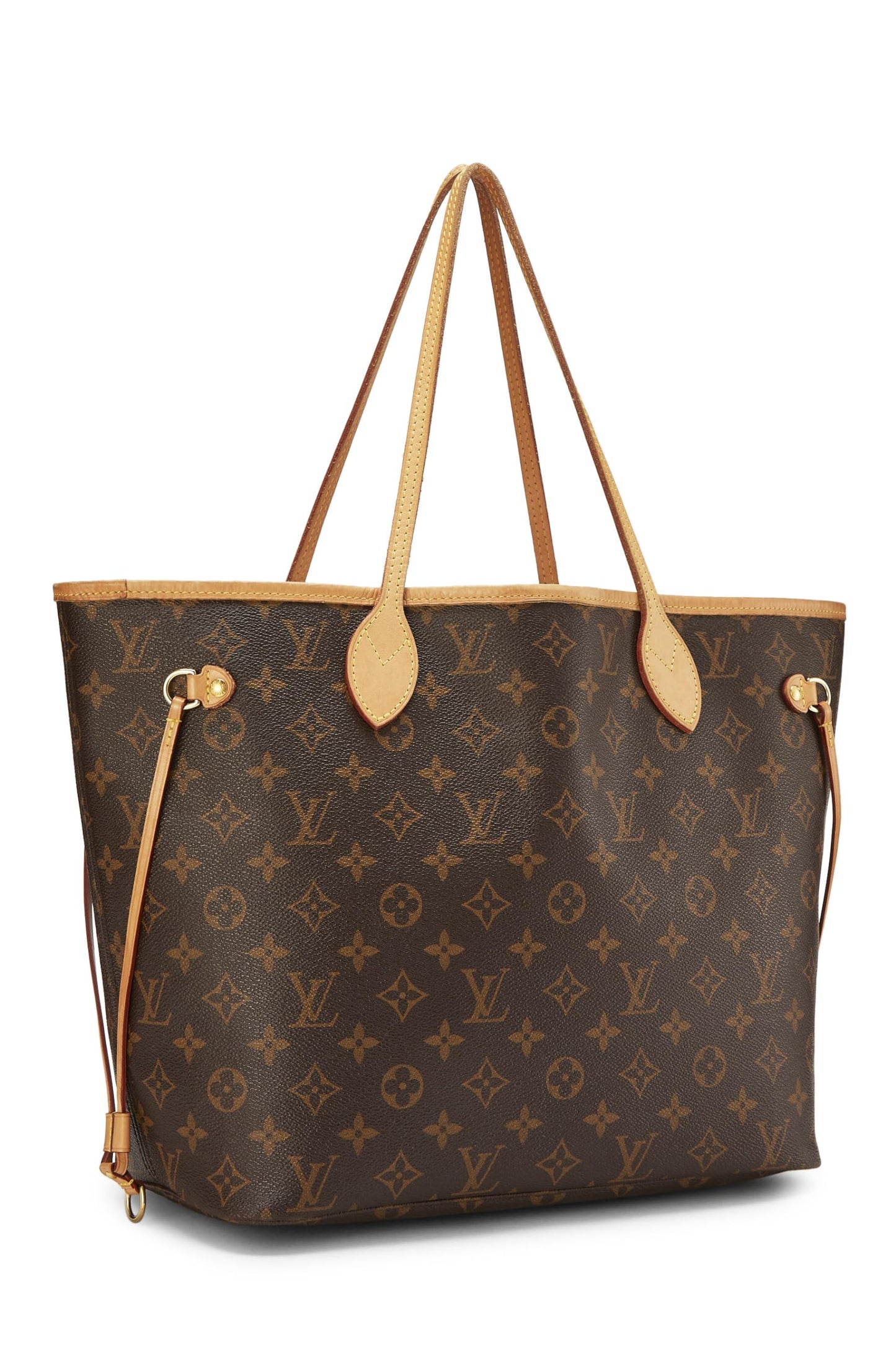 Louis Vuitton, Neverfull MM de lona con monograma rojo Pre-Loved, Rojo