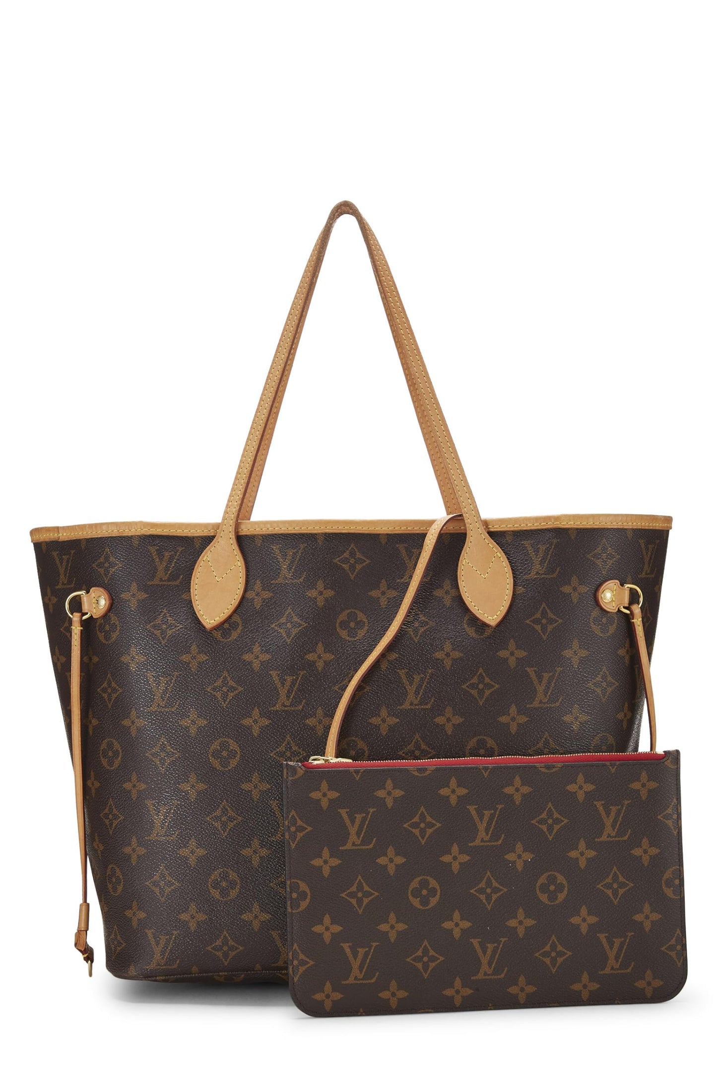 Louis Vuitton, Neo Neverfull MM Monogram rouge d'occasion, rouge