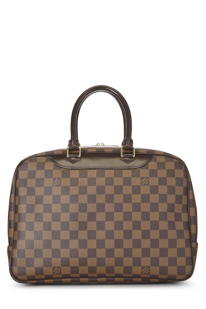 Louis Vuitton, Pre-Loved Damier Ebene Deauville, Marrón