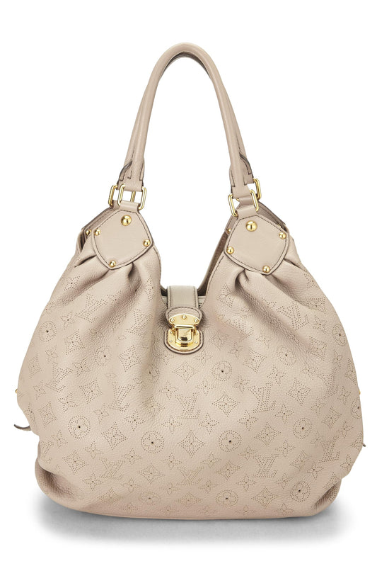 Louis Vuitton, Monograma Mahina grande en color beige Pre-Loved, Beige