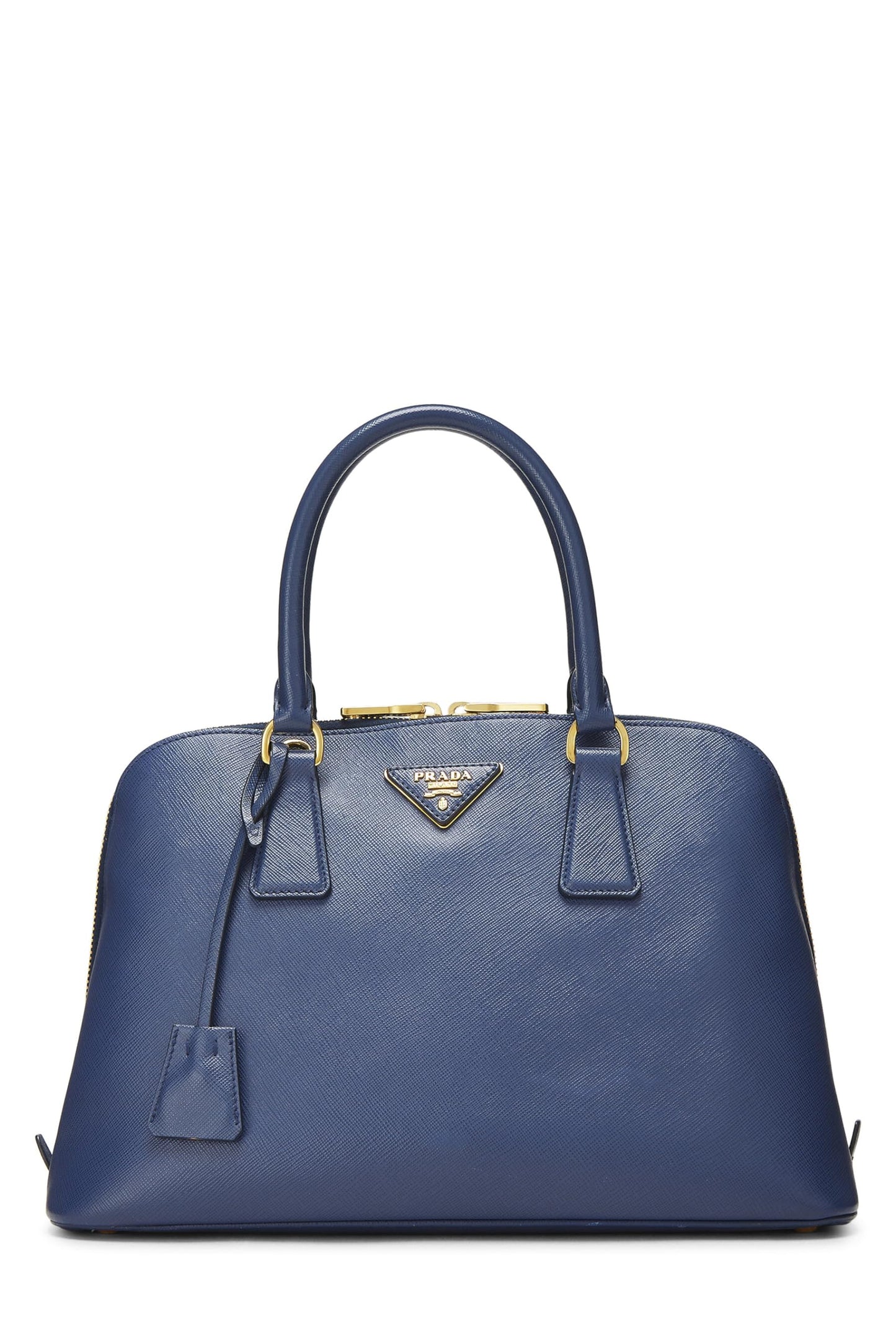 Prada, Pre-Loved Blue Saffiano Promenade Medium, Blue