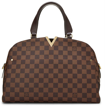 Louis Vuitton, Pre-Loved Damier Ebene Kensington Bowling Bag, Brown