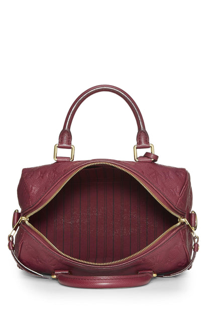 Louis Vuitton, Pré-aimé Aube Monogram Empreinte Speedy Bandouliere 25, Violet