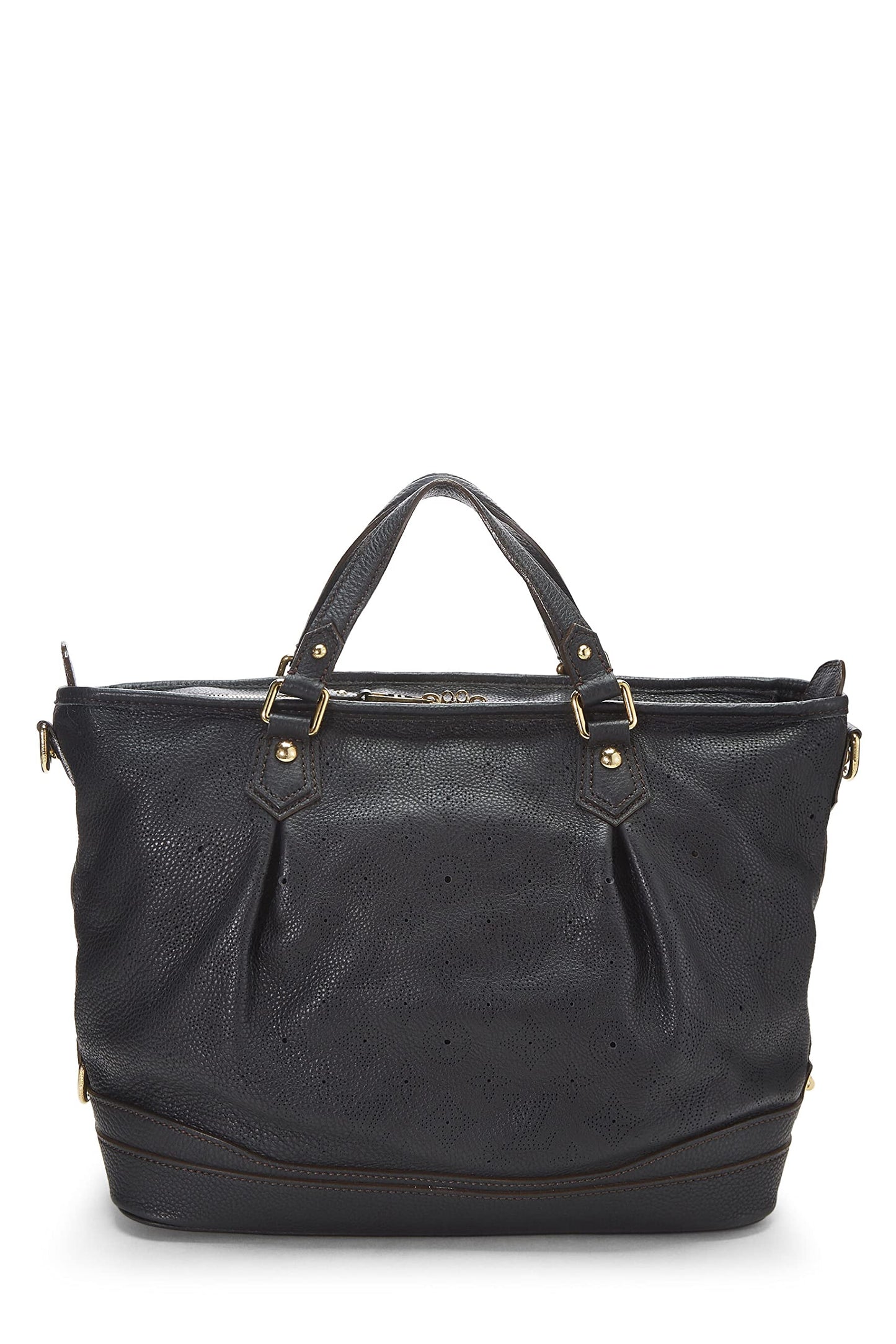 Louis Vuitton, PM estelar de cuero Mahina con monograma negro Pre-Loved, Negro