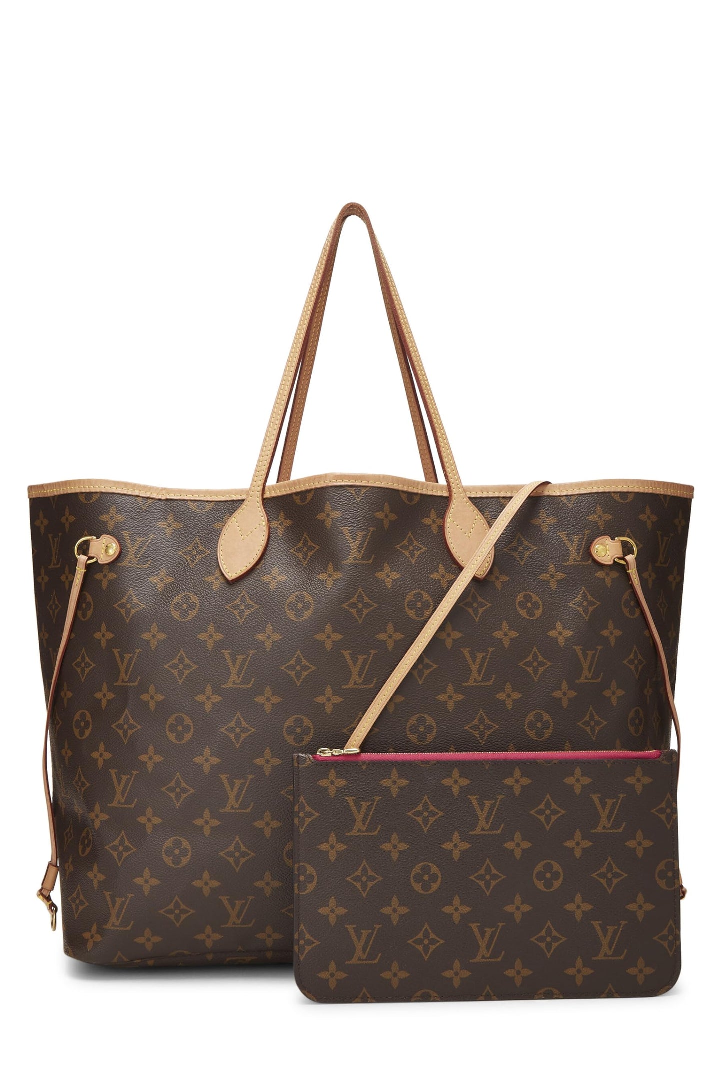 Louis Vuitton, Lona con monograma rosa Pre-Loved Neo Neverfull GM, Rosa