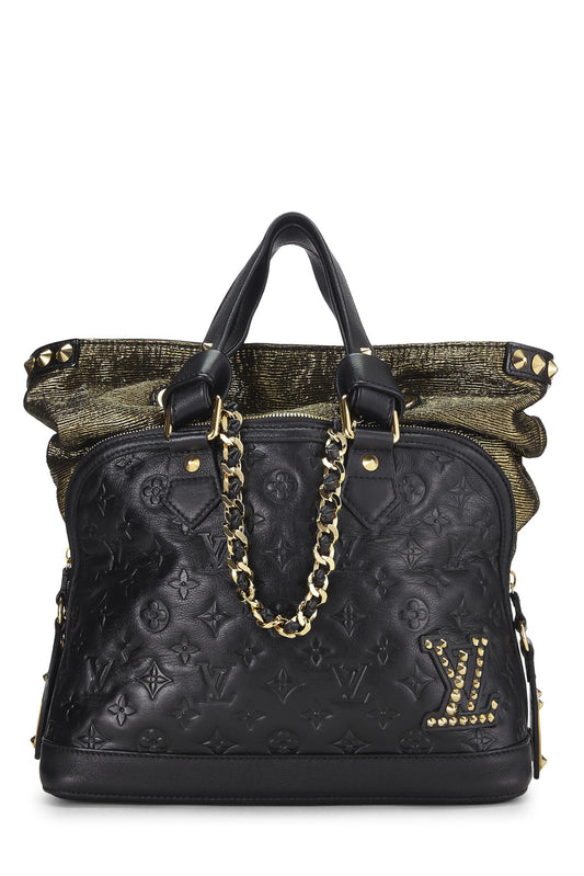 Louis Vuitton, Monograma negro Pre-Loved Double Jeu Neo Alma, Negro