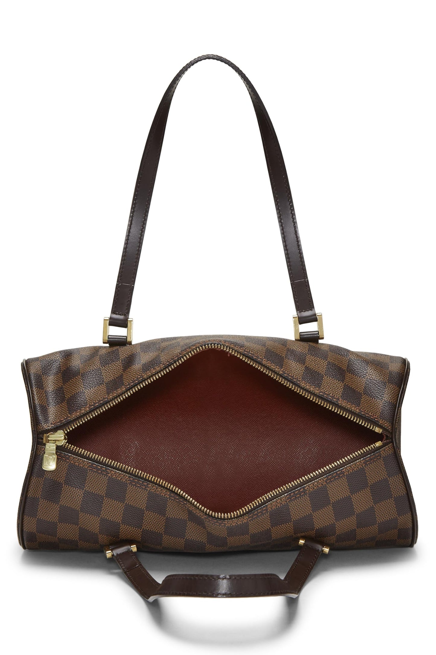 Louis Vuitton, ensemble Papillon 30 et Mini Damier Ebene d'occasion, marron