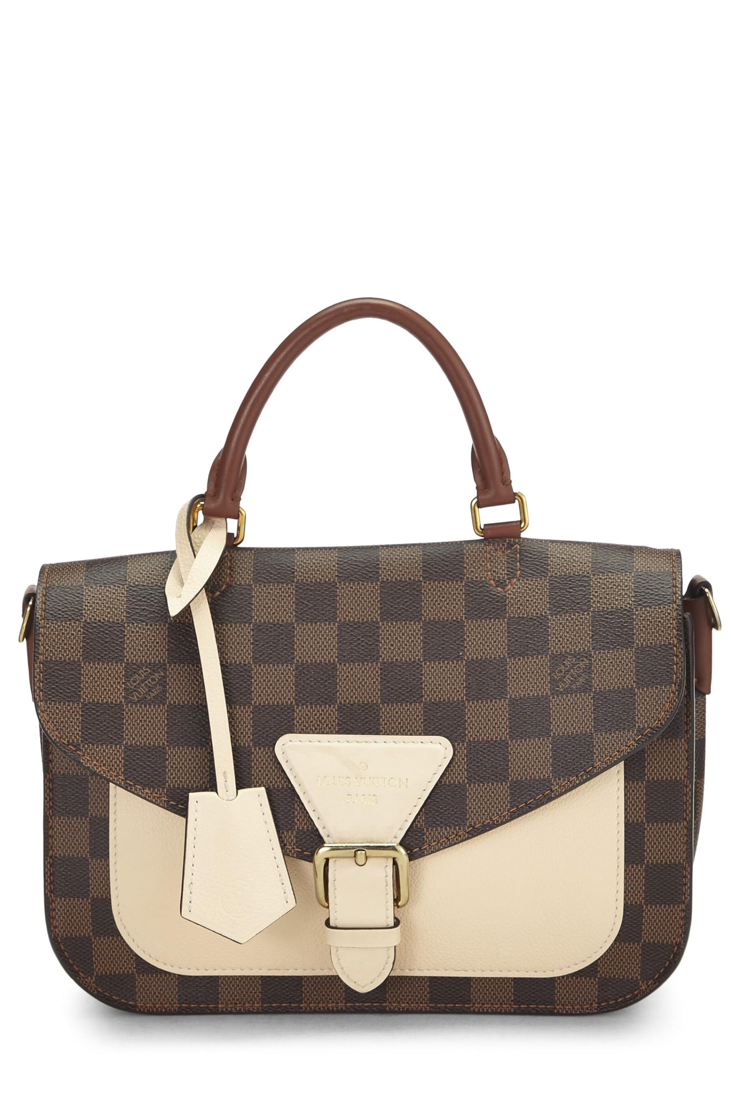 Louis Vuitton, Crème pré-aimée Damier Ebene Beaumarchais, Crème