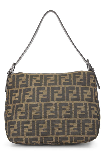 Fendi, Pre-Loved Brown Zucca Shoulder Bag, Brown