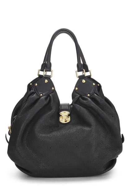 Louis Vuitton, Pre-Loved Black Monogram Mahina Large, Black