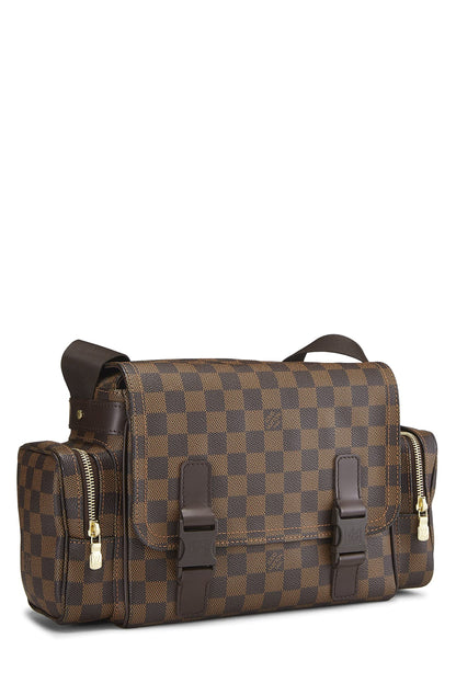 Louis Vuitton, Pre-Loved Damier Ebene Melville Messenger, Brown