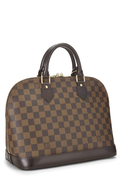 Louis Vuitton, Pre-Loved Damier Ebene Alma PM, Brown