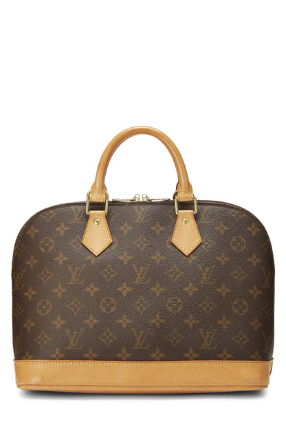 Louis Vuitton, Pre-Loved Monogram Canvas Alma PM, Brown