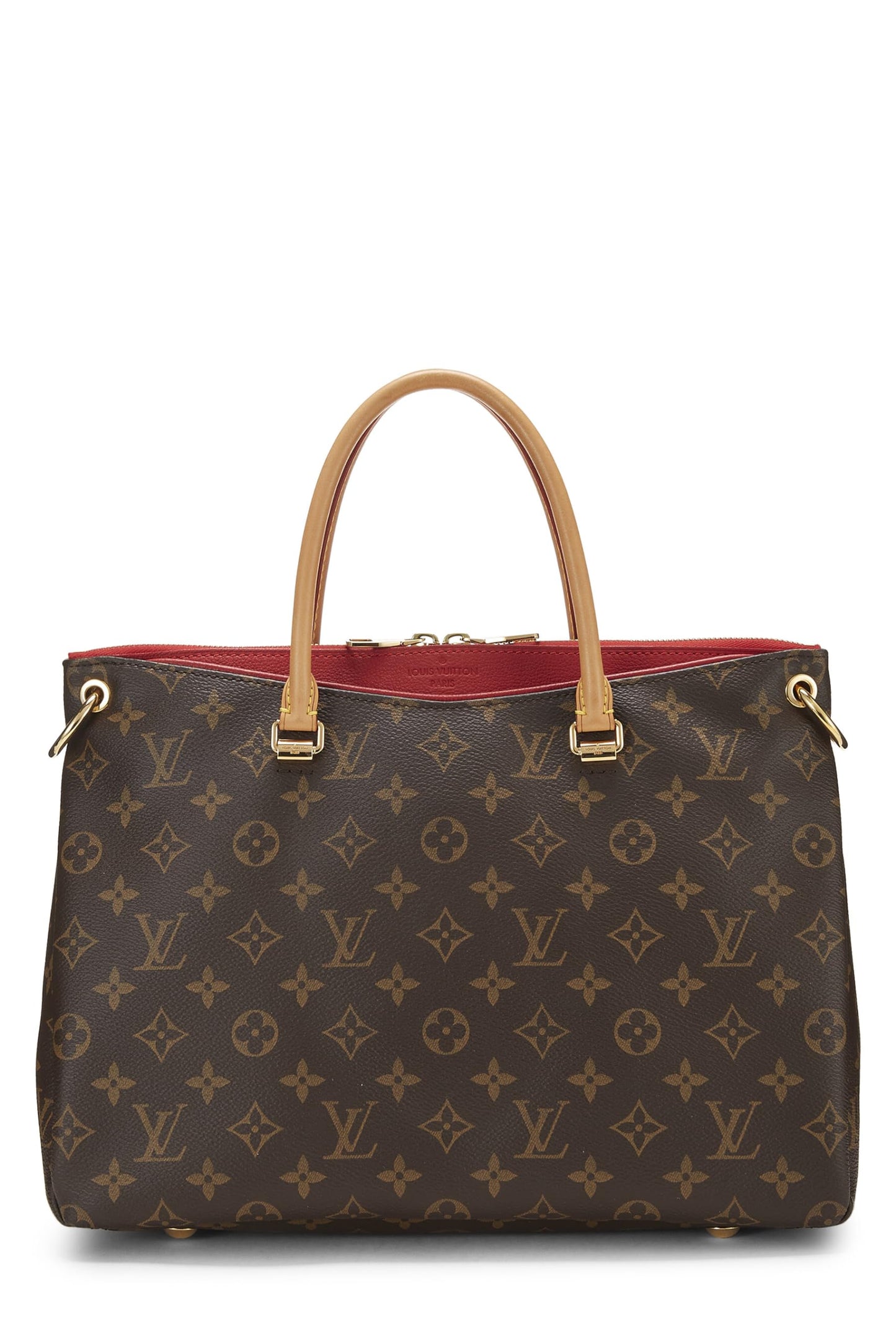 Louis Vuitton, Pallas en toile monogram rouge d'occasion, rouge