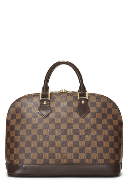 Louis Vuitton, Alma PM Damier Ebène d'occasion, marron