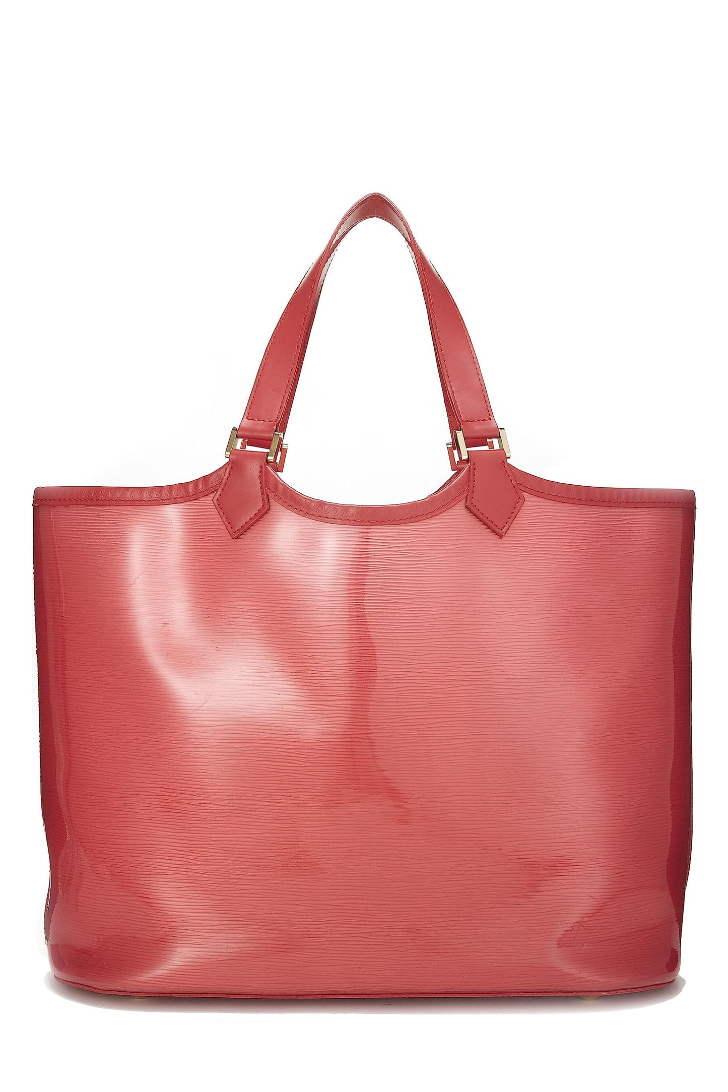 Louis Vuitton, Pre-Loved Red Epi Vinyl Lagoon Bay GM, Rojo