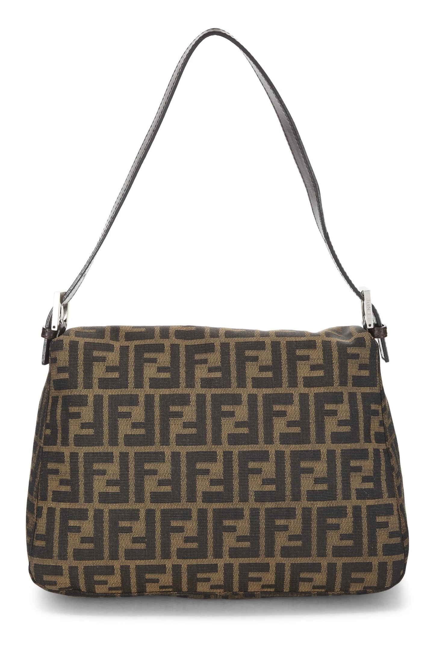 Fendi, Pre-Loved Brown Zucca Canvas Mama, Marrón