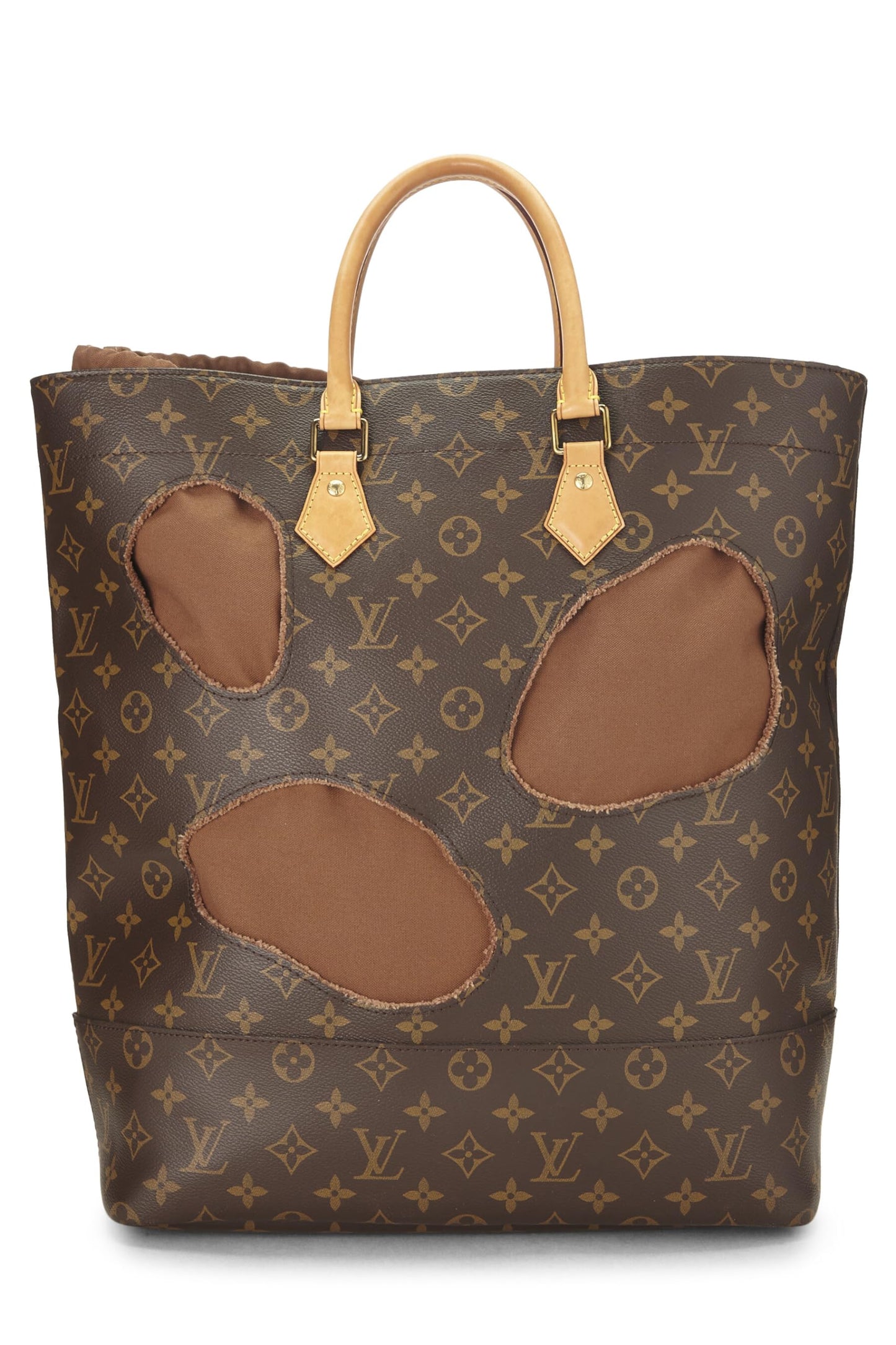 Louis Vuitton, Pre-Loved Comme des Garçons x Louis Vuitton Monogram Bag with Holes, Brown