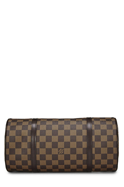 Louis Vuitton, ensemble Papillon 30 et Mini Damier Ebene d'occasion, marron