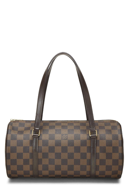 Louis Vuitton, Pre-Loved Damier Ebene Papillon 30 y mini juego, marrón