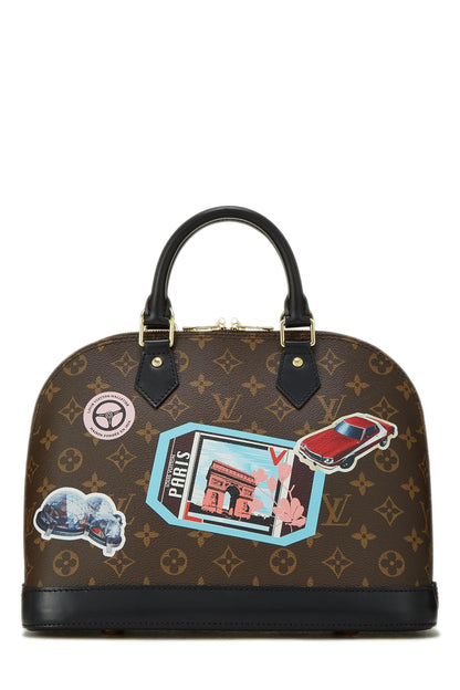 Louis Vuitton, Alma PM World Tour Monogram Canvas d'occasion, marron