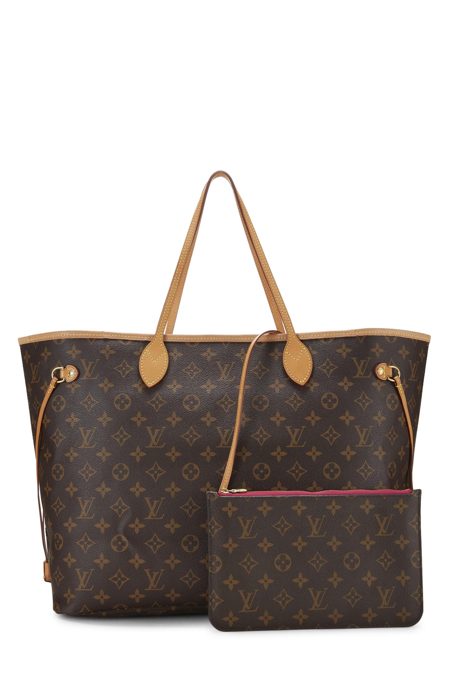 Louis Vuitton, Neverfull GM en toile Monogram d'occasion, rose