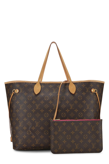 Louis Vuitton, Pre-Loved Monogram Canvas Neverfull GM, Pink