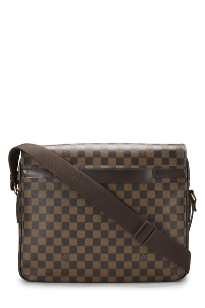 Louis Vuitton, Damier Ebene Shelton GM usado, Marrón