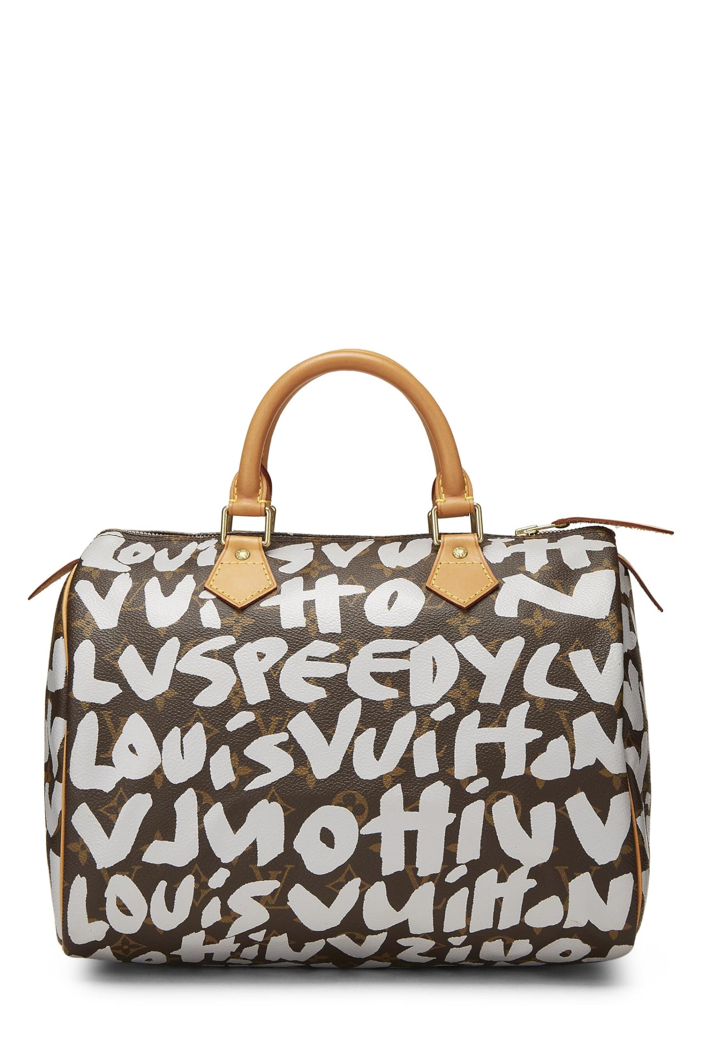 Louis Vuitton, Pre-Loved Stephen Sprouse x Louis Vuitton Monograma Gris Graffiti Speedy 30, Gris