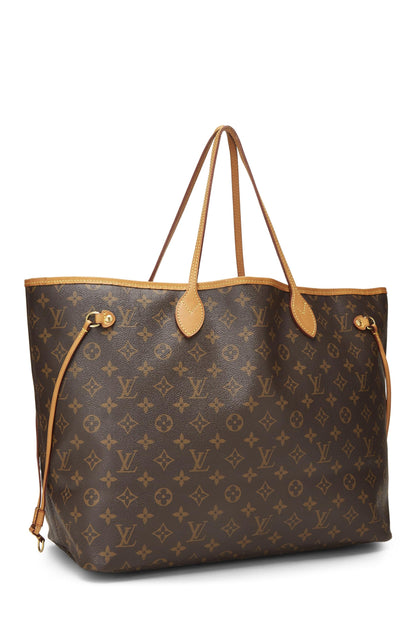 Louis Vuitton, Lona con monograma rosa Pre-Loved Neo Neverfull GM, Rosa