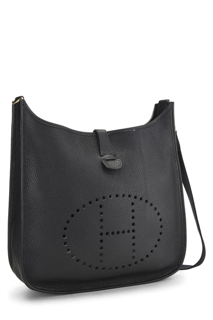 Hermès, Pre-Loved Negro Clemence Evelyne I GM, Negro