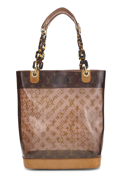 Louis Vuitton, Cabas MM en vinyle Monogram Ambre d'occasion, marron