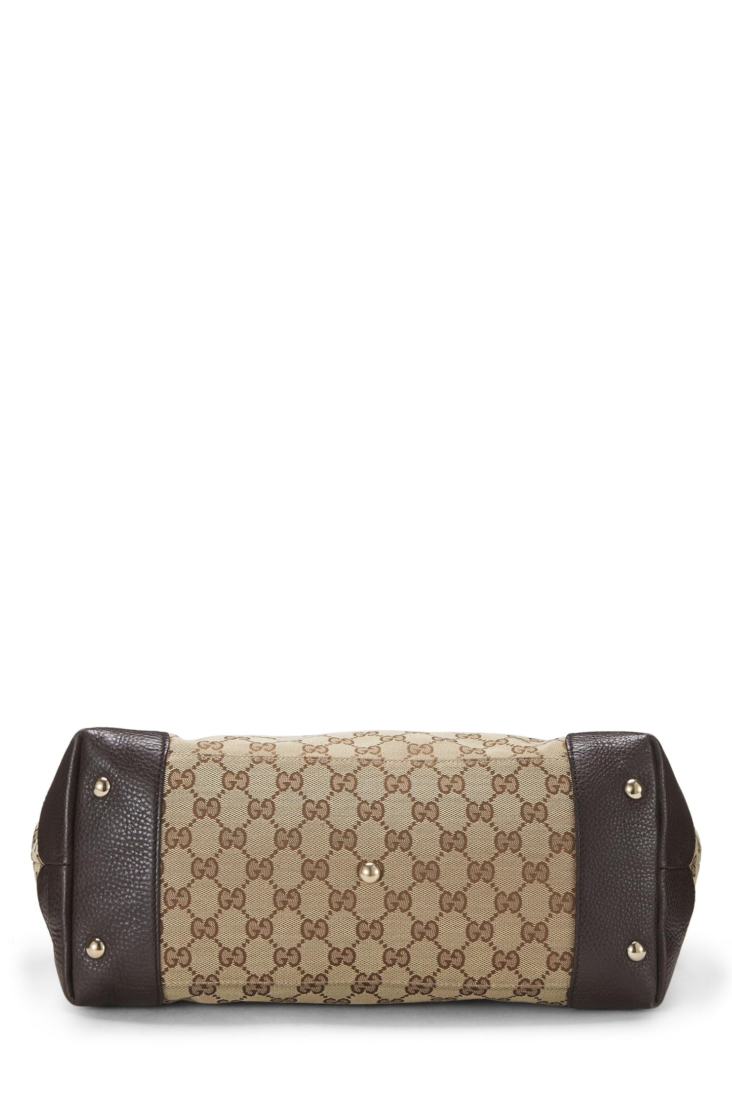 Gucci, sac fourre-tout de dressage en toile GG d'origine d'occasion, marron