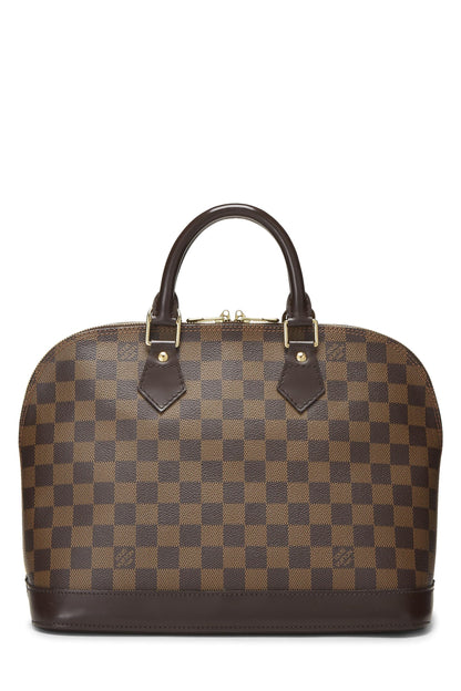 Louis Vuitton, Pre-Loved Damier Ebene Alma PM, Brown