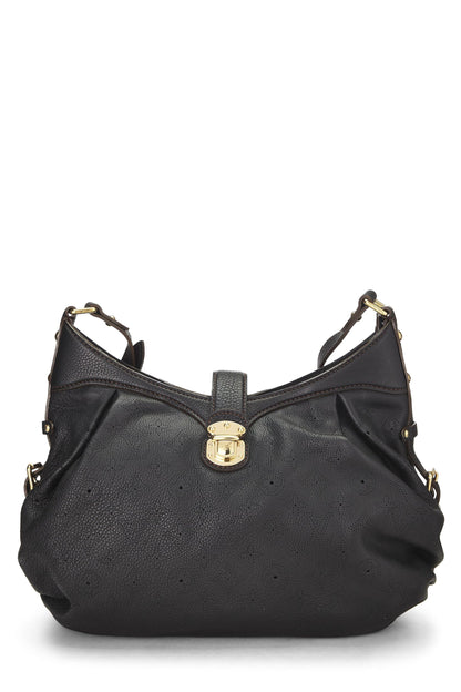 Louis Vuitton, Cuero Mahina con monograma negro Pre-Loved XS, Negro