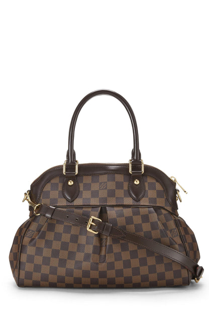 Louis Vuitton, Damier Ebene Trevi PM d'occasion, marron