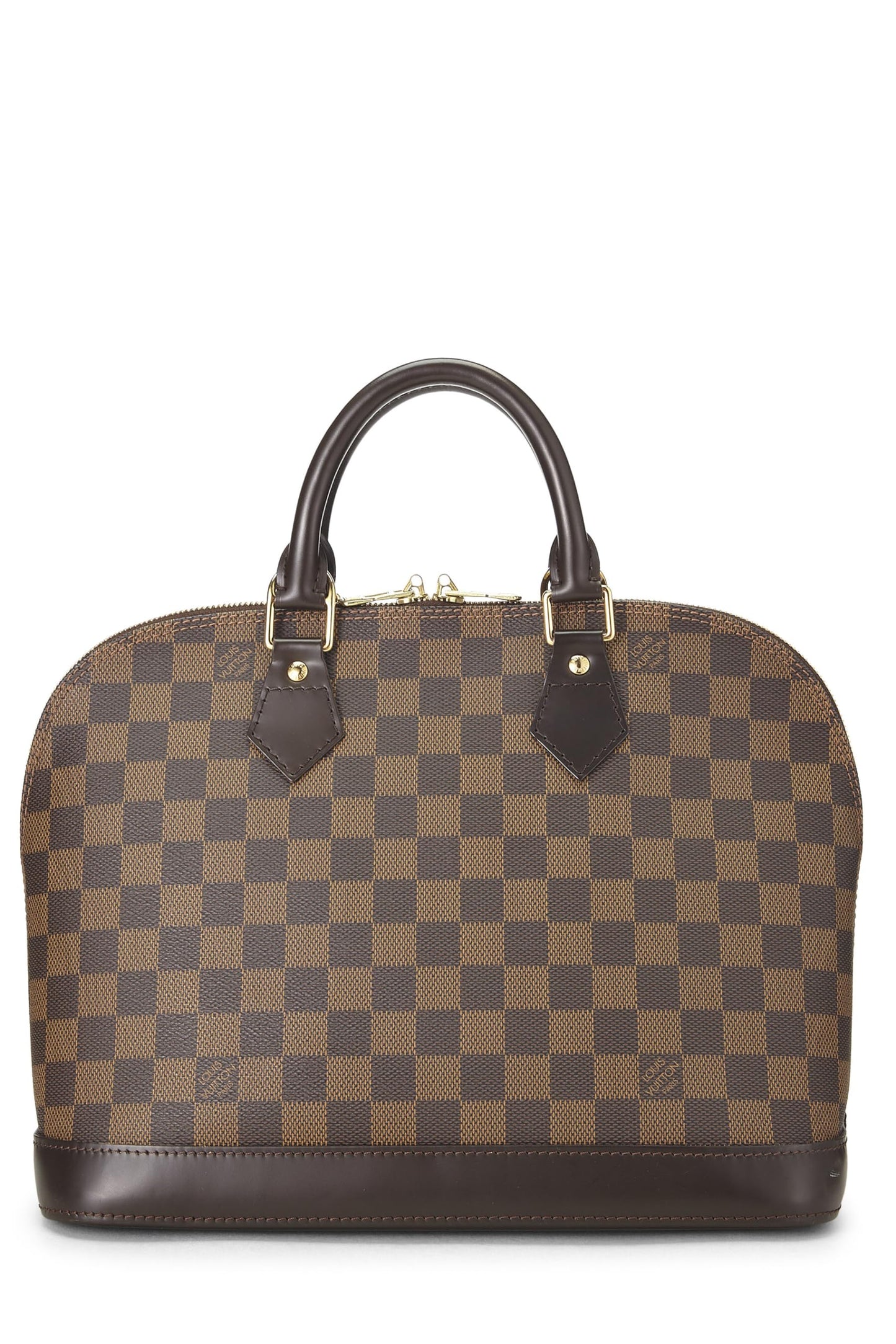 Louis Vuitton, Pre-Loved Damier Ebene Alma PM, Brown