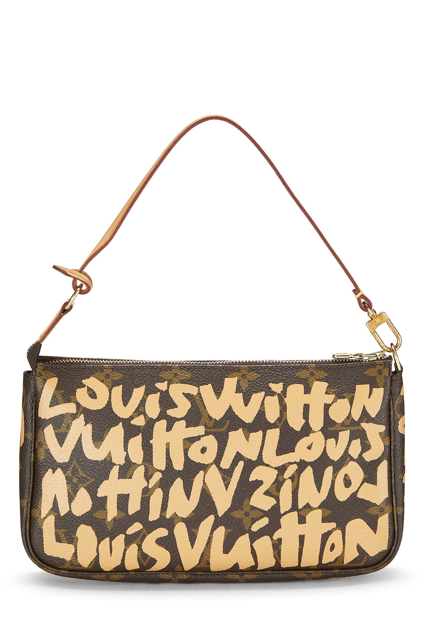 Louis Vuitton, Pochette Graffiti Beige Stephen Sprouse x Louis Vuitton d'occasion, Beige