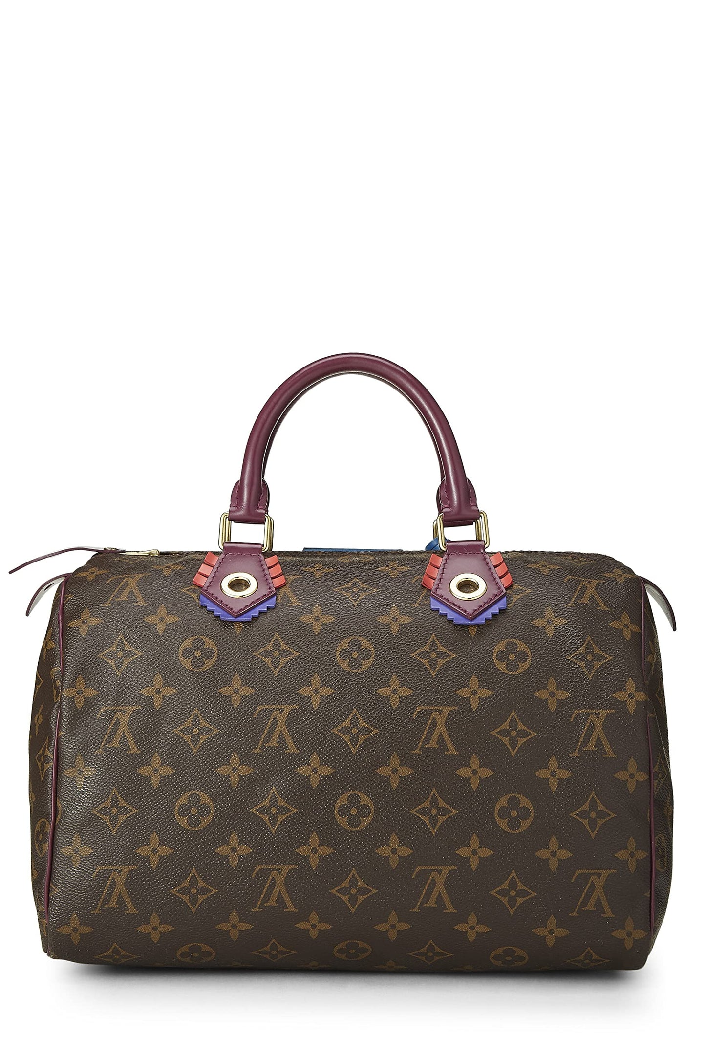 Louis Vuitton, Pre-Loved Monogram Canvas Totem Speedy 30, Purple